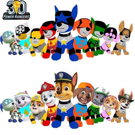 paw patrol power rangers|paw patrol tracker gallery.